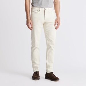 NWT SPOKE LONDON Ecru 12oz Denim Jeans Build B Straight Leg Sz 38/30